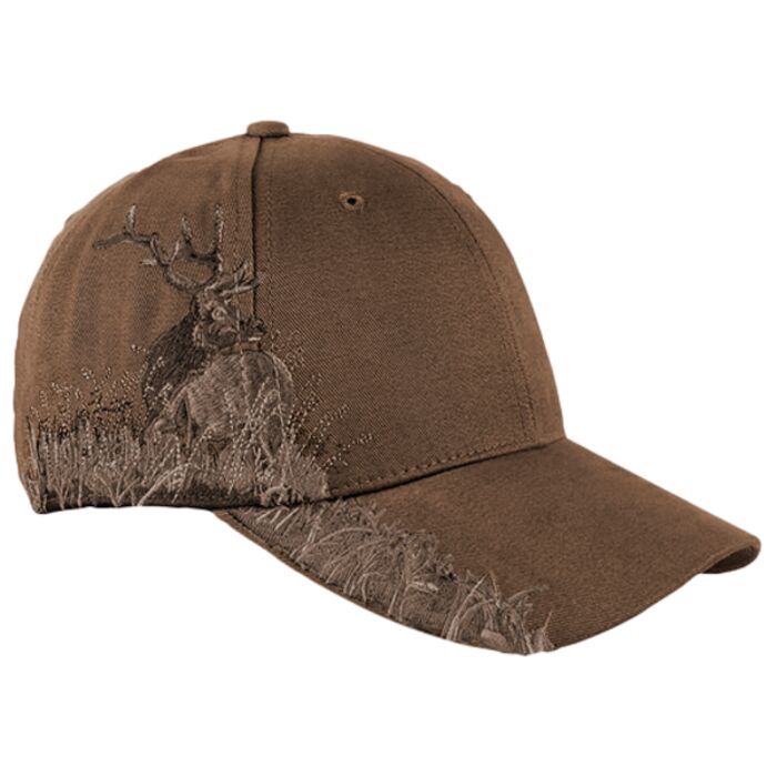 Brushed Cotton Twill Elk Cap Thumbnail