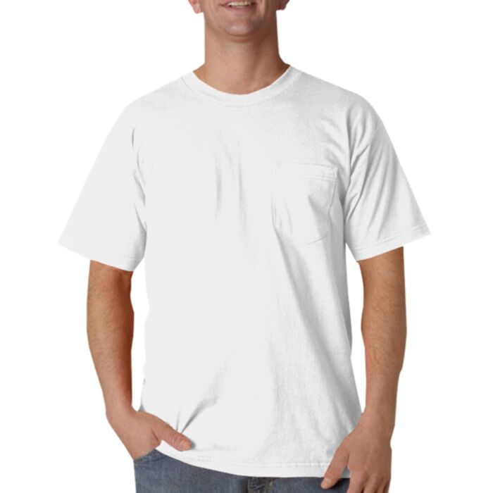 Adult Short-Sleeve Tee with Pocket Thumbnail