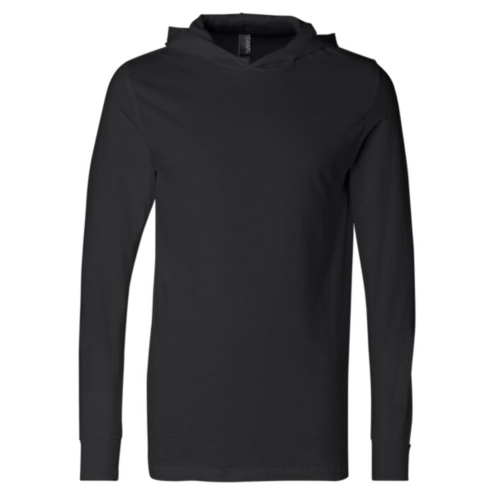Unisex Jersey Hooded Long Sleeve Tee Thumbnail