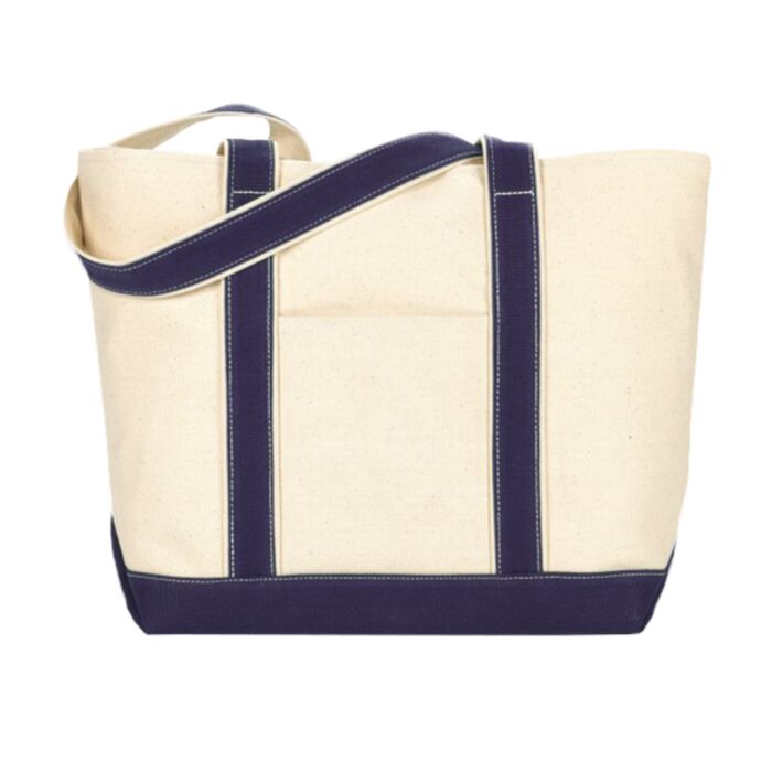 Windward Large Cotton Canvas Classic Resort Tote Thumbnail