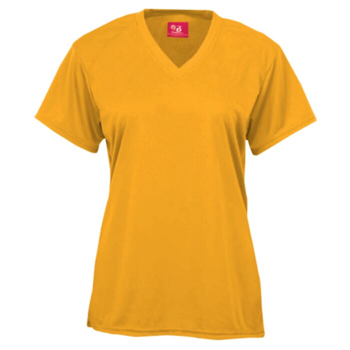 B-Core Ladies V-Neck Short-Sleeved Performance Tee Thumbnail