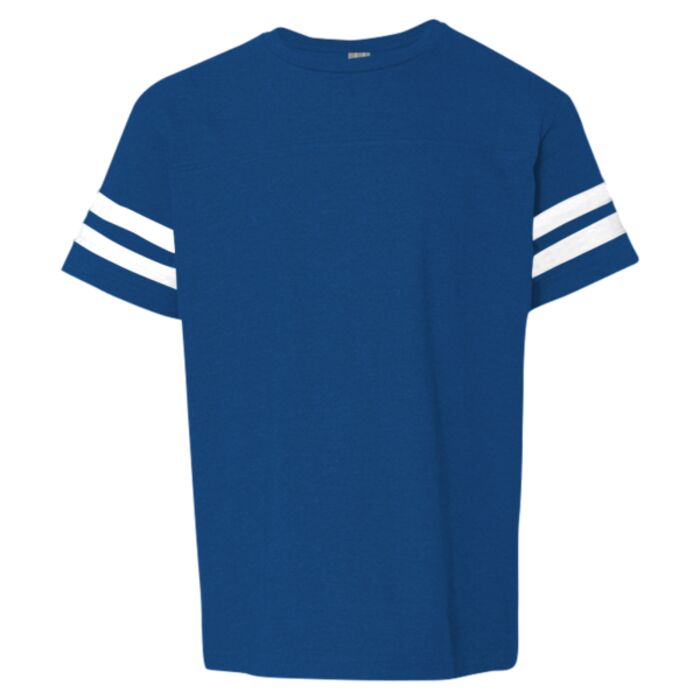 LA T Youth Fine Jersey Football Tee Thumbnail