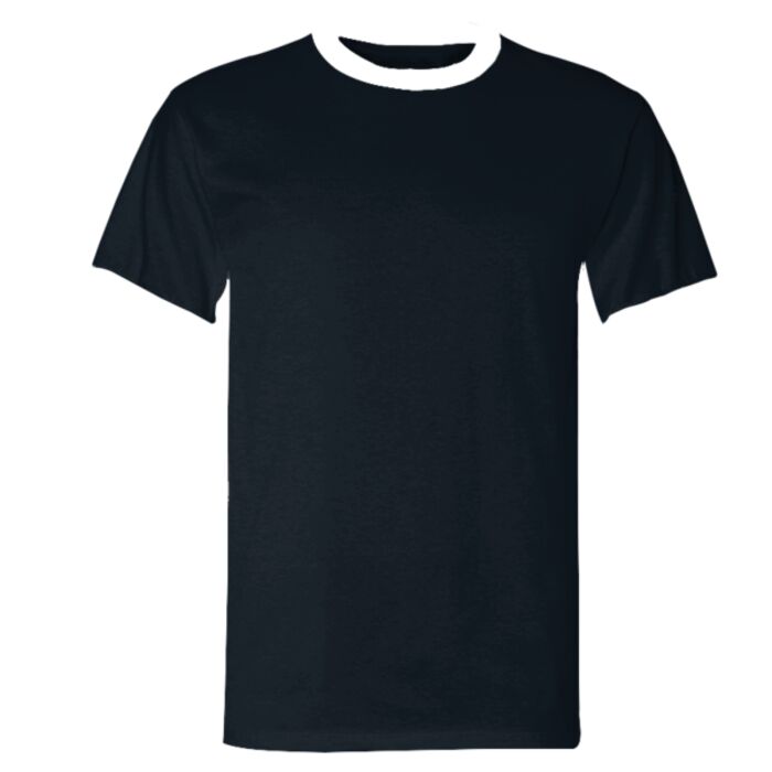 BB410 Poly-Cotton S/S Ringer T-Shirt Thumbnail