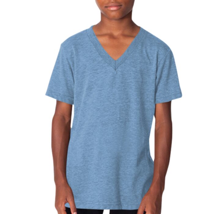 TR256 Youth Tri-Blend V-Neck T-Shirt Thumbnail