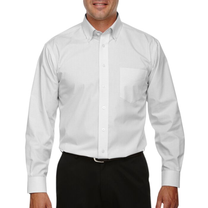 Men's Crown Collection® Gingham Check Woven Shirt Thumbnail