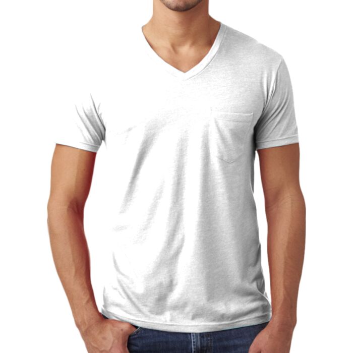 Next Level Men's CVC V with Pocket Thumbnail