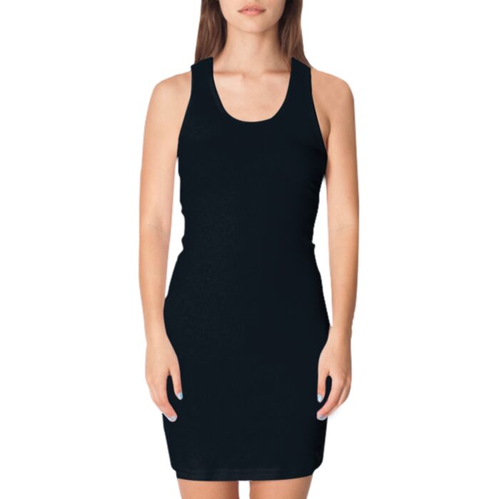 3335 2x1 Rib Racerback Dress Thumbnail