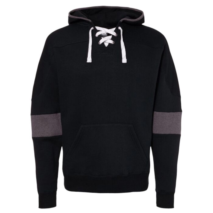 Men's Sport Lace Colorblocked Fleece Hooded Sweatshirt Thumbnail