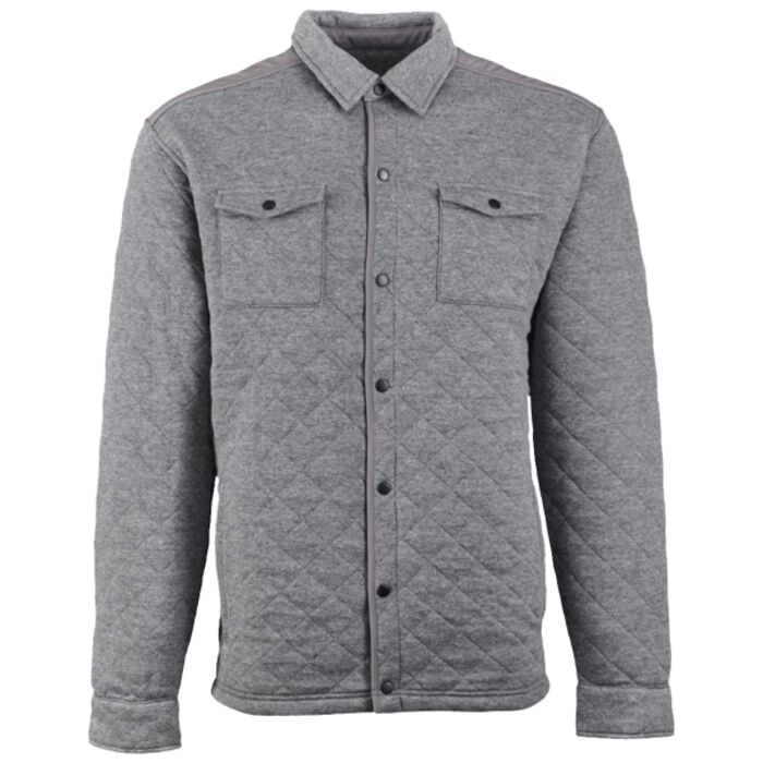 Quilted Jersey Shirt Jacket Thumbnail